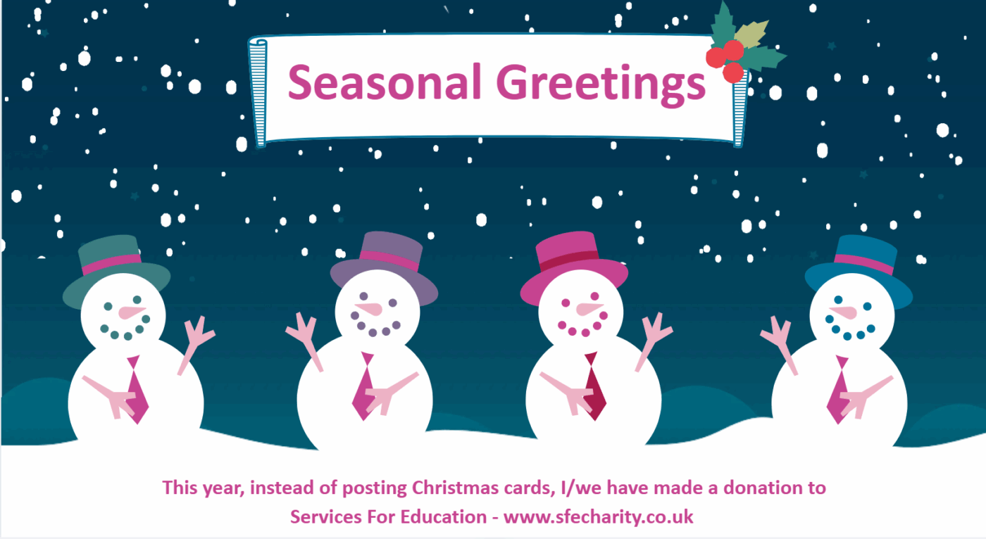 screenshot of ecard